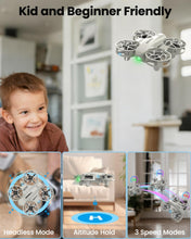Load image into Gallery viewer, SIMREX Mini Drone for Kids & Beginners, RC Quadcopter with Altitude Hold, 3 Speed Modes