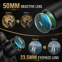 Load image into Gallery viewer, 10x50 Binoculars for Adults High Powered Astronomy Binoculars Stargazing