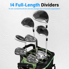 Load image into Gallery viewer, uniHimal Lightweight Golf Cart Bag with 14-Way Full-Length Divider Top