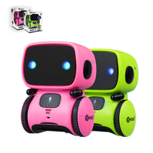 Load image into Gallery viewer, R1 Robot Toys for Kids 2 Pack Bundle - Smart Robot for Kids Voice Control Talking Dancing Learning Educational Toy- Green, Pink