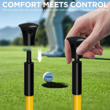 Load image into Gallery viewer, KINGTOP 3 ft Yellow Golf Flagsticks, 2-Section, 3 Pack