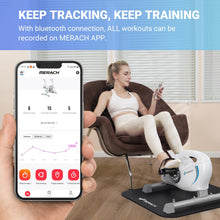 Load image into Gallery viewer, Under Desk Bike Pedal Exerciser - White & Blue
