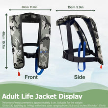 Load image into Gallery viewer, HWAYAN | Manual Inflatable Life Jacket for Adults| Supports up to 330 lbs
