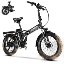 Load image into Gallery viewer, Folding Electric Bike,750W Motor(Peak1000W) Ebike for Adults with 614Wh Li-ion Battery,20"*4.0" Fat Tire 30MPH Electric Bicycle 7-Speed