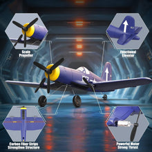 Load image into Gallery viewer, RC Plane 3 Channel Remote Control Airplane Fighter Toys, 2.4GHz 6-axis Gyro Stabilizer RTF Glider Aircraft Plane, Easy to Fly