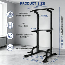 Load image into Gallery viewer, BARWING Power Tower Pull up bar station - P013-B