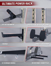 Load image into Gallery viewer, Major Fitness Drone3 Smith Machine All-in-One Home Gym Squat Rack with Cable Crossover & Pull-Up Station, Heavy-Duty Full-Body Workout for Strength Training (D3SMS-KHA (with Bench Elite RD)