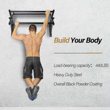 Load image into Gallery viewer, BDL Wall Mounted Rotating Pull Up Bar Speed Climbing Chin Up Bar