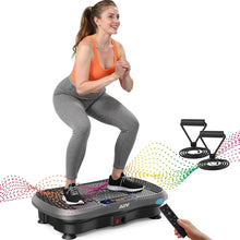 Load image into Gallery viewer, AXV Vibration Plate Fitness Platform Exercise Machine Vibrating Shaking Full Body Shaker Workout Vibrate Stand Shake Board Sport for Weight Loss Fat Burner for Gym Home Office
