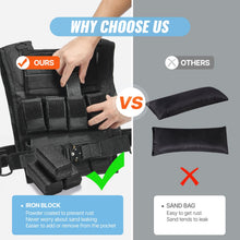 Load image into Gallery viewer, VEVOR Adjustable Weighted Vest, 35lb Weight Vest with Iron Weights, Shoulder Pad, and Reflective Stripe, Body Weight Vest Exercise Set for Men Women, Workout Equipment for Strength Training Running