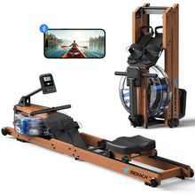 Load image into Gallery viewer, MERACH Water Rowing Machines for Home - Solid-Wood