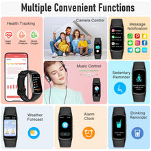 Load image into Gallery viewer, Zeacool Fitness Tracker with 24/7 Heart Rate, Blood Oxygen Sleep Monitor, 123 Sports Modes