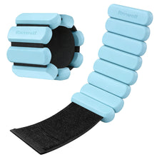 Load image into Gallery viewer, Rnnwolf Wrist Ankle Weights for Women Men 2lbs /Pair - (Blue)