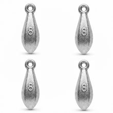 Load image into Gallery viewer, Bank Sinkers Fishing Weights, No-Roll Hexagonal, Surf & Catfish Saltwater