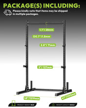 Load image into Gallery viewer, HANDBODE Power Cage with Pull Up Bar- Basic Squat Rack