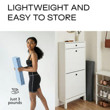 Load image into Gallery viewer, Stakt The Original Foldable Yoga Mat, Premium Foldable Exercise & Workout Mat with Non-Slip Surface, Lightweight Portable for Studio or Home Use, As Seen on Shark Tank - Tide