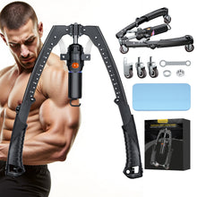 Load image into Gallery viewer, Twister Arm Trainer, 3 in 1 Hydraulic Power Chest Workout Equipment with Ab Roller Wheels and Hooks