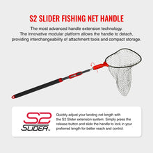Load image into Gallery viewer, EGO S2 Slider Fishing Landing Net, Large Nylon Mesh, 29-60-Inch Handle