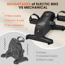Load image into Gallery viewer, LifeOG Pedal Exerciser Under Desk Bike-Mini Exercise - Black