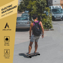 Load image into Gallery viewer, Electric Skateboard with Remote,350W Hub-Motor,7 Lays Maple,12.4 MPH Top Speed,5 Miles Range,4 Speeds Adjustment