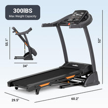 Load image into Gallery viewer, THERUN Incline Treadmill - Black-Cooling Fan