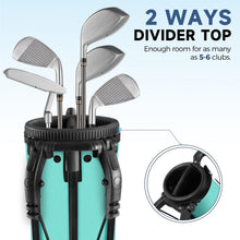 Load image into Gallery viewer, Findway Golf Stand Bag, Small Golf Bag for The Driving Range, Par 3 and Executive Courses, Lightweight Golf Club Carry Bag with Ball Holder and Pockets for Men Women
