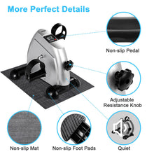 Load image into Gallery viewer, Mini Exercise Bike (Silver)