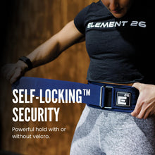Load image into Gallery viewer, Self-Locking Weight Lifting Belt - (Small, Midnight Blue)