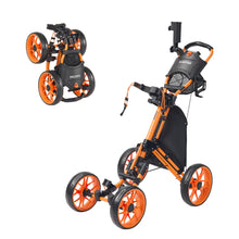 Load image into Gallery viewer, FLAGTAG Golf Push Cart 4-Wheels,Folding Golf Cart, Golf Pull cart with Cup Holder,Umbrella Holder,Cooler Bag, Foldable with one-Click,Handle Height Adjustable,Drink Holder,Walking Push cart
