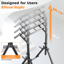 Load image into Gallery viewer, ZENOVA Pull Up Bar Dip Bar - Foldable with 400 LBS Weight Capacity