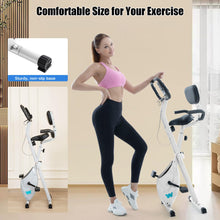 Load image into Gallery viewer, BARWING Exercise Bike Stationary Bikes for Home with APP,3 in 1 Folding Exercise Bikes App-X4-White