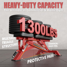 Load image into Gallery viewer, RitFit Adjustable/Foldable Utility Weight Bench for Home Gym, Weightlifting and Strength Training - Bonus Workout Poster with 35 Total Body Exercises