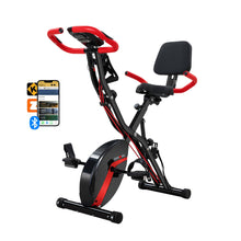 Load image into Gallery viewer, BARWING Stationary Exercise Bike for Home Workout, 5 IN 1 Foldable Indoor Cycling Bike APP-XB01-BR