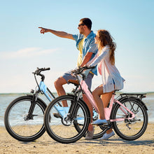 Load image into Gallery viewer, Cybervelo 1000 Peak Electric Bike for Adults,up 80 Miles Removable Battery Ebike, 26" Electric E Bike with 7-Speed