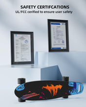 Load image into Gallery viewer, Electric Skateboard with 350W Motor, 27" Eboard with Remote Control, 4 Modes Max 10Mph, 8 Layers Deck, Electric Skateboards