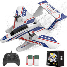 Load image into Gallery viewer, 3CH Amphibious RC Plane for Water, Land & Air, Remote Control Airplane Flying Boat Toys,2.4GHz 6-axis Gyro Stabilizer