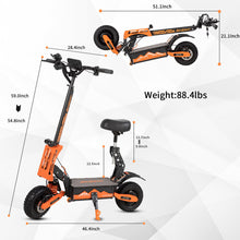 Load image into Gallery viewer, Electric Scooter,5600W Dual Motors Scooter,46 MPH Folding Commuting Electric Scooter Adults with Dual Braking & Shock Absorption