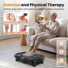 Load image into Gallery viewer, AXV Vibration Plate Fitness Platform Exercise Machine Vibrating Shaking Full Body Shaker Workout Vibrate Stand Shake Board Sport for Weight Loss Fat Burner for Gym Home Office