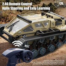 Load image into Gallery viewer, RC Tank Car, 1:16 Remote Control Crawler 10KM/H High Speed Tank, 2.4Ghz RC Rock Crawler Off-Road