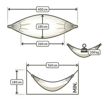 Load image into Gallery viewer, LA SIESTA® Flora Classic Cotton Hammock & Wall Mount Kit for Walls Ceilings & Square Beams - Indoor Outdoor Hammock Bed, Portable Hammock, 2 Person Hammock - Extra Large King Hammock, Flowers