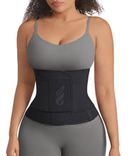 Load image into Gallery viewer, FeelinGirl Waist Trimmer Belt Body Shaper Adjustable Corset -Black XXL