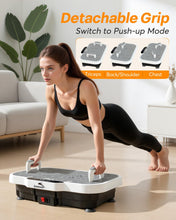 Load image into Gallery viewer, Zoomsnail Vibration Plate Exercise Machine, 8000 Vibrations/min Adjustable Fitness Platform, 400 Lbs Capacity Whole Body Workout Extra Large Size Platform with Bluetooth for Weight Loss, Women & Men