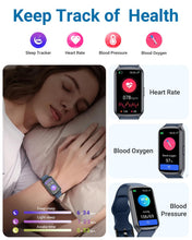 Load image into Gallery viewer, Amzhero Health Fitness Tracker with 24/7 Heart Rate, Blood Oxygen -Blue