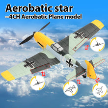 Load image into Gallery viewer, Remote Control RTF Airplane, 4 Channel 6-Axis Gyro Park Flyer RC Plane BF109, WW2 Warbird Aircraft Toy Gift for Adults & Kids