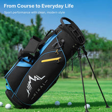 Load image into Gallery viewer, GoHimal Lightweight 14-Way Golf Stand Bag for Men & Women Black Blue