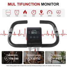 Load image into Gallery viewer, BARWING Folding Exercise Bike Stationary Bikes for Home,3 in 1Exercise Bikes X3-White)