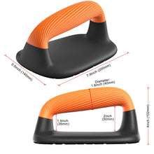 Load image into Gallery viewer, Kipika Push Up Bars, Pushup Stands, Anti-Slip Soft Plastic Push Up Handles, Bottom Anti-Slip Pad, Strength Training Equipment, Perfect for Floor Workout Exercise Black&Orange