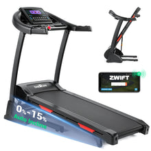 Load image into Gallery viewer, THERUN Incline Treadmill - Black Red