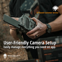 Load image into Gallery viewer, Spartan Camera GoCam2 Cellular-2 Pack, APP Control Trail Camera, 4G LTE, 1080P Video, FHD Photos, No Glow, Night Vision, Motion Activated, IP65 Water Resistant (Spartan Areus, AT&T)