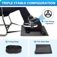 Load image into Gallery viewer, TABEKE Under Desk Bike Pedal Exerciser - Black